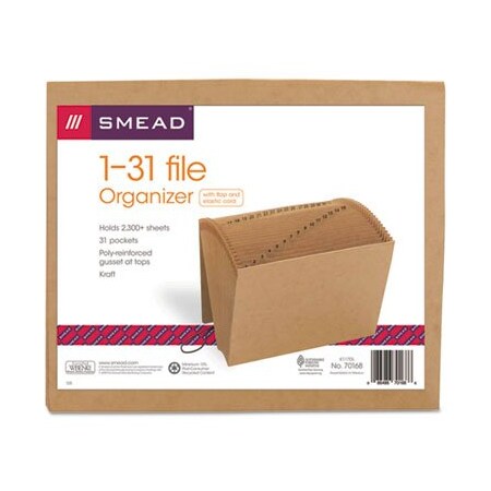 Smead FILE, EXP 12X10 1-31, BRKR 70168